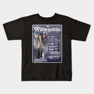 Ludwig Wittgenstein Action FIgure Kids T-Shirt